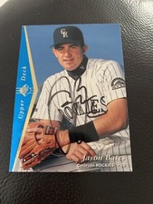 1995 Upper Deck JASON BATES Signed Card autograph Colorado ROCKIES