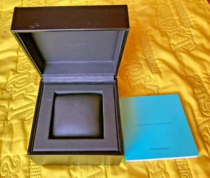 Authentic Tiffany & Co Empty Watch Box with Manual #S37 - Picture 1 of 9
