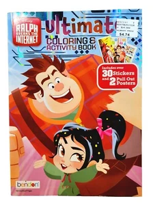 2 Ralph Breaks The Internet Ultimate Coloring & Activity Book, Stickers & Poster - Bild 1 von 7