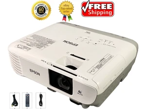 Epson PowerLite 109W 3LCD Projector 4000 ANSI Cinema WXGA 1080p HDMI w/Remote - Picture 1 of 10