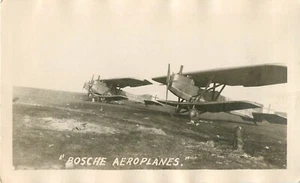 Foto prima guerra mondiale "Aeroplani Bosch" catturata aereo militare tedesco - Foto 1 di 2