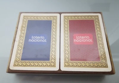 2 BARAJAS DE CARTAS LOTERÍA NACIONAL AÑOS 70' SIN ABRIR NUEVAS - Imagen 1 de 2