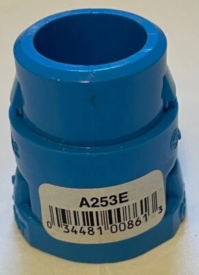 Acoplamiento Terminator Snap-In Carlon 3/4 pulgadas ENT "Smurf" - A253E - NUEVO Foto 1 de 2