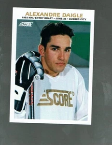 1993-94 Score. NHL Entry Draft. Alexandre Daigle - Picture 1 of 2