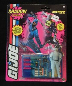 Vintage G.I. JOE Shadow Ninjas BUSHIDO Snow Ninja 1993 Capcom Action Figure!