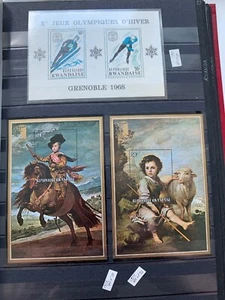 Rwanda Republic MNH Large Stamps 1968 1975 Olympic Games Grenoble - Picture 1 of 1