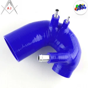 Blue FOR 2008-2018 FIAT 500 1.4T ABARTH T-JET SILICONE INDUCTION INTAKE HOSE - Picture 1 of 3