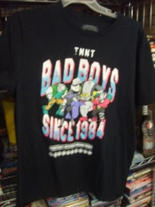 MENS~TEENAGE MUTANT NINJA TURTLES~BAD BOYS~BLACK GRAPHIC T-SHIRT~NEW~SIZE LARGE - Picture 1 of 3
