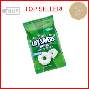LIFE SAVERS Wint-O-Green Breath Mint Bulk Hard Candy, Party Size, 44.93 oz Bag - Picture 1 of 2
