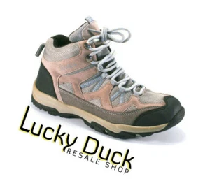 Itasca Mens Boots Leather Work Walking Hiking Tan Brown Blue SZ 6 Waterproof - Picture 1 of 12
