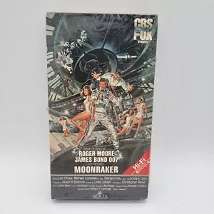 Moonraker VHS from CBS FOX Video James Bond 1984 Factory Sealed - Picture 1 of 8