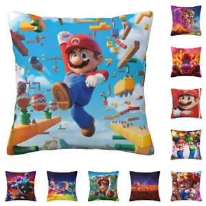Copertura cuscino film Super Mario decorazione divano casa custodia cuscino quadrata - Foto 1 di 24