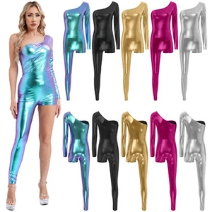 Body para mujer ajustado Mono Moda Mameluco Ropa de club nocturno asimétrica Baile de polo - Imagen 1 de 58