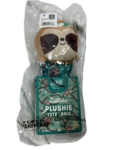 Plushiverse Plüschtier Tragetasche siehe Schildkröte Design wiederverwendbare Tasche mit Plüschhalter - Bild 1 von 6