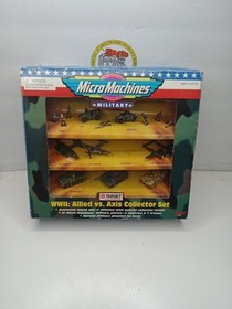 MICROMACHINES MILITARY WWII ALLIED VS AXIS COLLECTOR SET TARGET EXCLUSIVE GALOOB