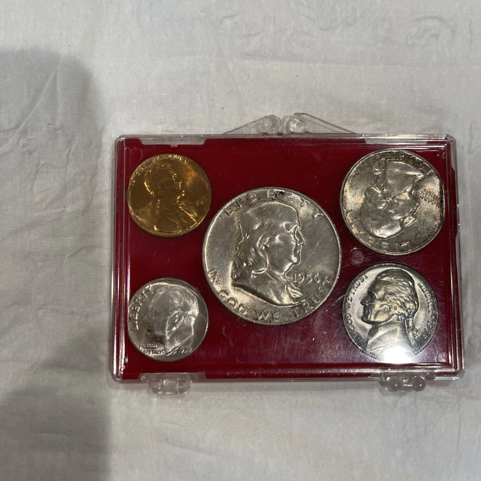 1956 MINT ￼SILVER COIN SET LOT  - Image 1 of 4
