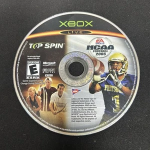 NCAA Football 2005 / Top Spin Combo - Microsoft Xbox Disc Only - No Tracking - Bild 1 von 1