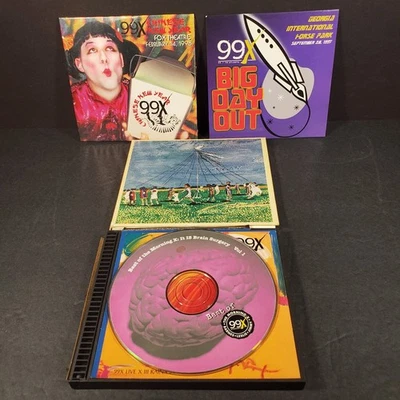 99X LIVE 99.7 FM Atlanta 4 CD lot, Chinese New Year One Life Brain Surgery More. Foto 1 de 4