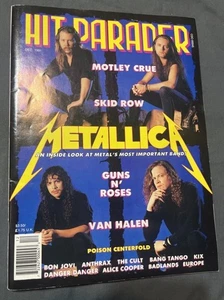 Hit Parader Magazine December 1991 Bret Michaels Poison Centerfold Motley Crew - Picture 1 of 13