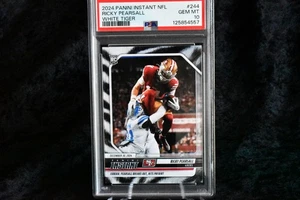 2024 Panini Instant NFL Ricky Pearsall White Tiger 🔥/5 Rookie PSA 10💎 GEM MINT - Bild 1 von 3
