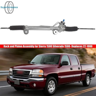 Power Steering Rack And Pinion For 1999-2006 Chevy Silverado GMC Sierra 1500 2WD - Image 1 of 4