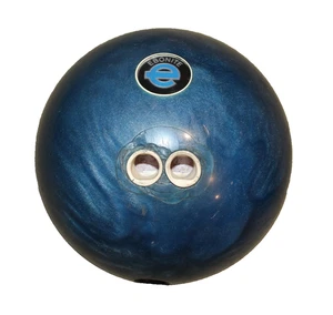 VINTAGE EBONIT BLAU GLITZER BOWLINGKUGEL, 15 PFUND und 2 UNZEN. Siehe alle Bilder - Bild 1 von 13