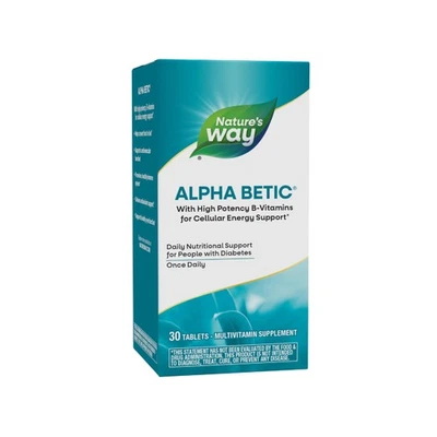 Nature's Way alfa bético, multivitamínico diabético para apoyo nutricional diario... Foto 1 de 4