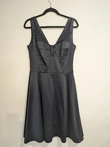 Lili Little Black Dress Designer Cocktail Formal Graduation Size 14 BNWT $299 - Picture 1 of 5