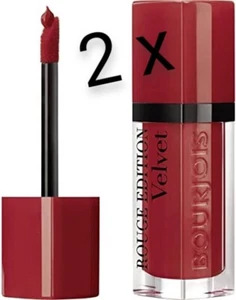 2 x Lápiz labial líquido de terciopelo Bourjois Rouge Edition ~ 01 Personne ne rouge! - Imagen 1 de 1