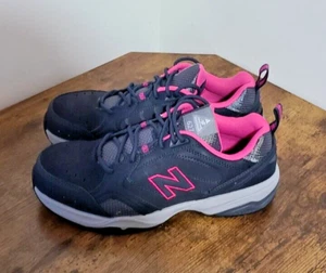 Womens Sz 8.5  New Balance 627 Industrial Steel Toed Shoes WID627GF Purple/gray - Picture 1 of 11