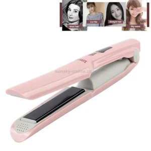 Mini plancha de pelo recargable por USB inalámbrico Rizador de pelo Férula - Bild 1 von 8