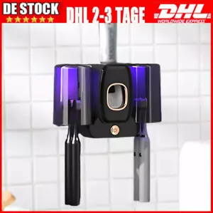Zahnbürste Organizer Automatische UV Sterilisator Wall-mounted Zahnpasta Spender - Bild 1 von 13