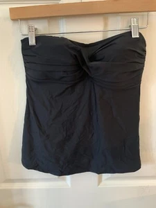 J. Crew Womens Navy Swim Strapless Tankini Top D Cup Size XS NWT - Picture 1 of 8