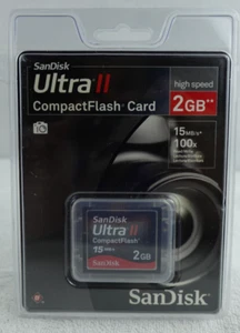 SANDISK ULTRA II SDSDH 2GB MEMORY CARD - NEW - Picture 1 of 2