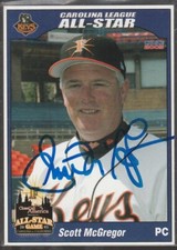 2005 Choice Carolina League All-Stars #25 Scott McGregor IP auto signed card