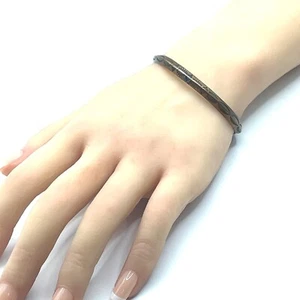 Vintage kariertes Navajo massives Kupfermanschettenarmband, Dreiecksprofil - 6,5 Zoll - Bild 1 von 8