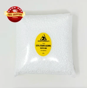 CETYL - STEARYL ALCOHOL - RSPO MB by H&B Oils Center BEADS PURE 32 OZ, 2 LB - Picture 1 of 13