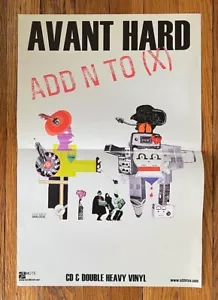 Add N to (X) - Avant Hard RARE promo poster '99 - Picture 1 of 1