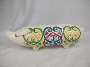 Vintage Hors D' Oeuvres Appetizer Toothpick Holder Pig Cocktail Party Retro - Picture 1 of 12