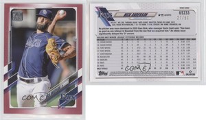 2021 Topps Update Mother's Day Hot Pink /50 Nick Anderson #US233
