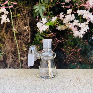 Premium Quality 14mm 90° Mini Dry Ash Catcher Water Pipe Bong Bubbler - Picture 1 of 7