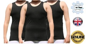 LANBAOSI 3 Pack Teens Vests Training Tank Top/Underwear 160/14, 5-13 years - Picture 1 of 5