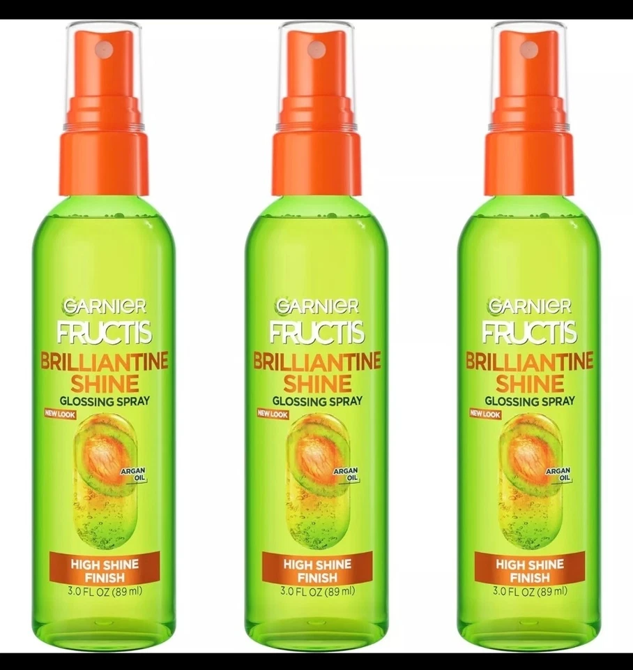 3 de spray brillante Garnier Fructis Style Brilliantine Shine, todo tipo de cabello, 3 oz Foto 1 de 1