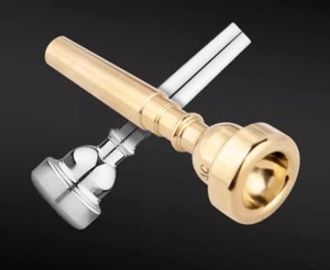 Trumpet Mouthpiece Tone Plated Trumpet Accessory 1C 1.5C 3C 5C 7C Gold Silver AU - Picture 1 of 11