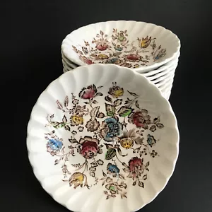 EUC Vintage Johnson Bros STAFFORDSHIRE BOUQUET 5 1/8 Berry Dish Made in England - Picture 1 of 16