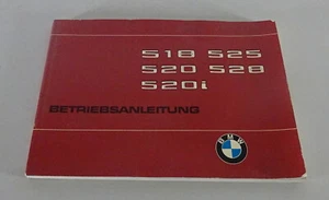 Manual De Instrucciones BMW Serie 5 E12 518, 520, 520I, 525, 528 Fecha 07/1975 - Imagen 1 de 3