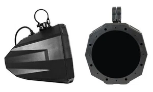 (2) 8" Rear Pro Fit Cage Harness Bar Speaker Pods Enclosures for Polaris General - Picture 1 of 11