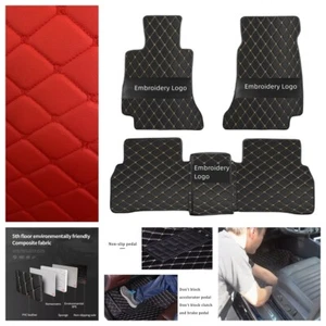 Custom Carpet Fit Chrysler All Models Auto Car Floor Mats Luxury Waterproof Rugs - Foto 1 di 37