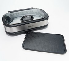 PowerXL 1500W Smokeless Grill Pro with Griddle Plate Refurbished K54319