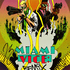 MIAMI VICE REMIX Signed ART PRINT Joe Casey JIM MAHFOOD Rico SONNY 17x11" NEW